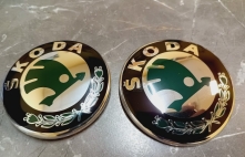 Skoda PĀRSEGA / BAGAŽNIEKA EMBLEMA 80mm / 90mm 